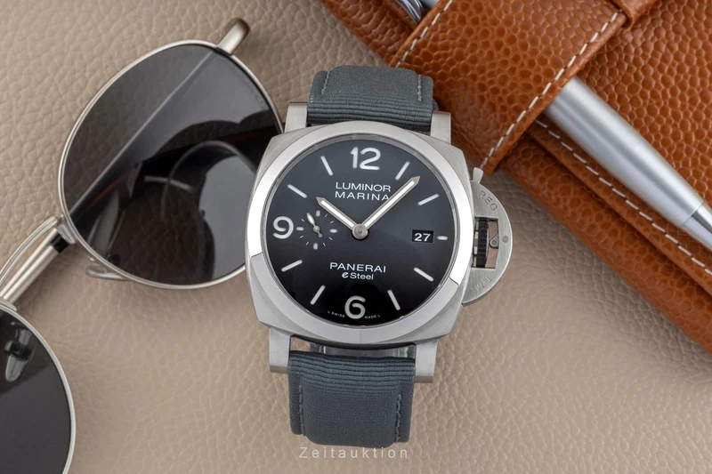 Panerai Luminor Marina steel automatic men's watch PAM01358 LP: 9600EUR [2602952]