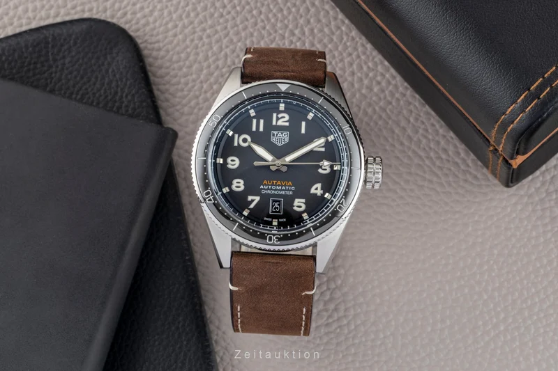 Tag Heuer Autavia steel automatic men's watch WBE5114.FC8266 [2602958]