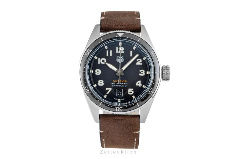 Tag Heuer Autavia steel automatic men's watch WBE5114.FC8266 [2602958]