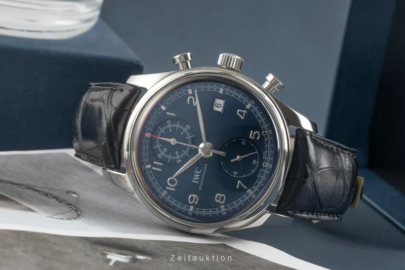 IWC Portugieser chronograph steel automatic men's watch IW390406 [2603053]