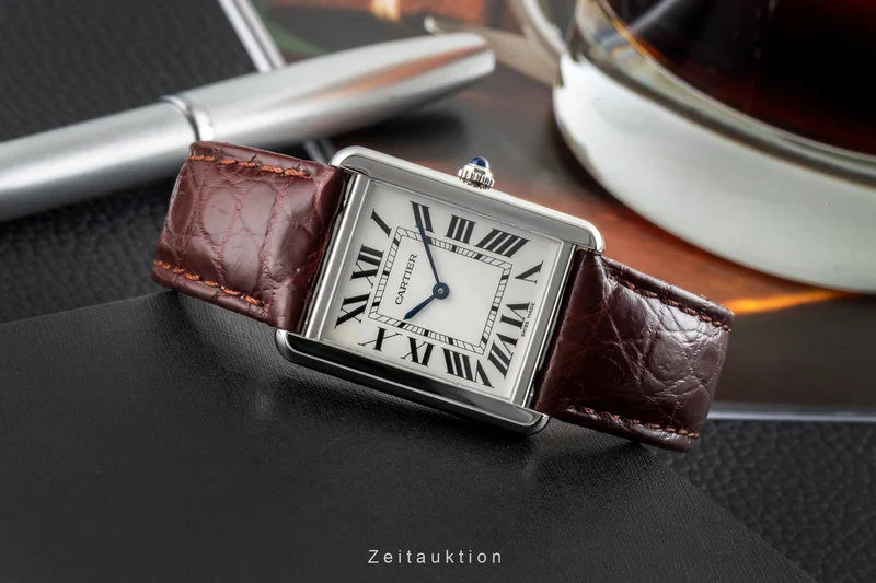 Cartier Tank steel quartz unisex WSTA0028 [2603113]