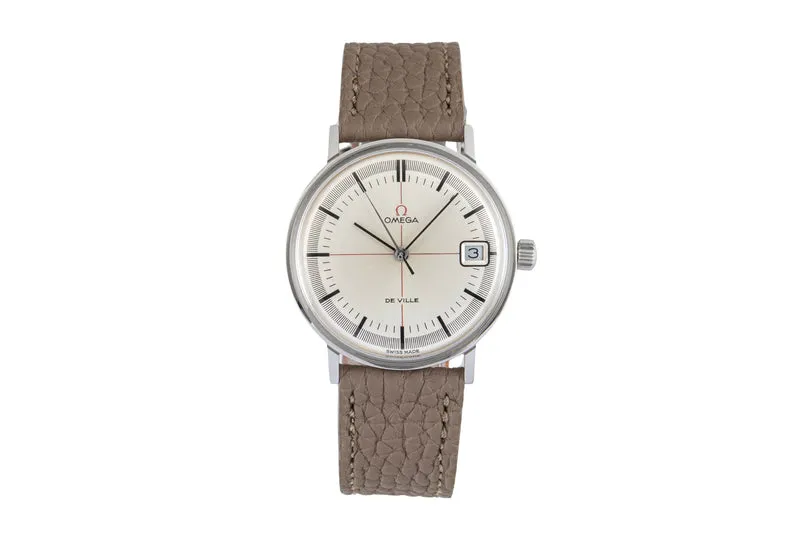Omega De Ville steel manual winding men's watch 136.019 Vintage [2603031]