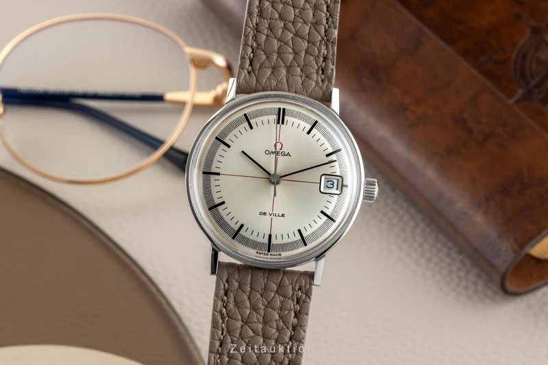 Omega De Ville steel manual winding men's watch 136.019 Vintage [2603031]