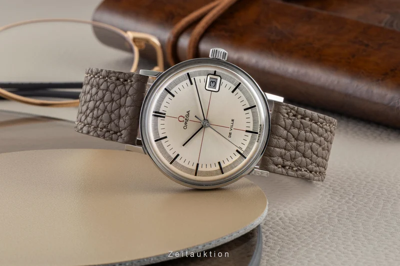 Omega De Ville steel manual winding men's watch 136.019 Vintage [2603031]