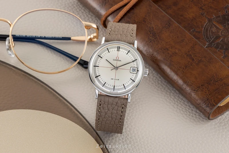 Omega De Ville steel manual winding men's watch 136.019 Vintage [2603031]