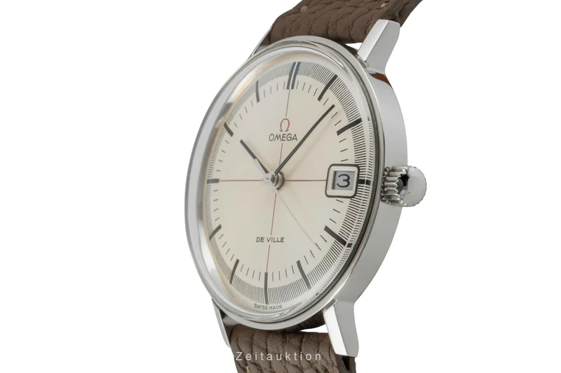 Omega De Ville steel manual winding men's watch 136.019 Vintage [2603031]