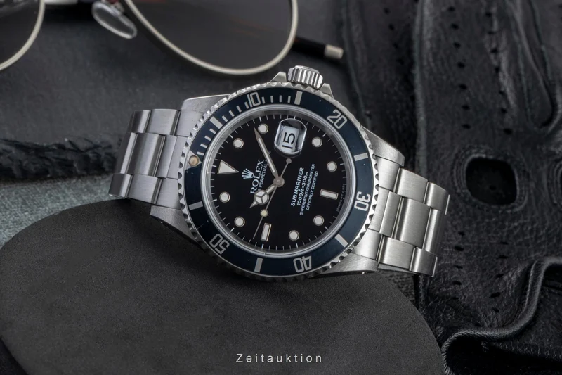 Rolex Submariner steel automatic men's watch 16610 [2602996]