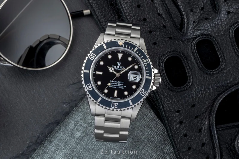 Rolex Submariner steel automatic men's watch 16610 [2602996]