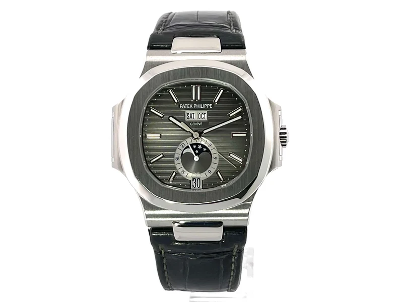 Patek Philippe Nautilus 5726A-001 Annual Calendar Mondphase aus 2010 D-Papiere