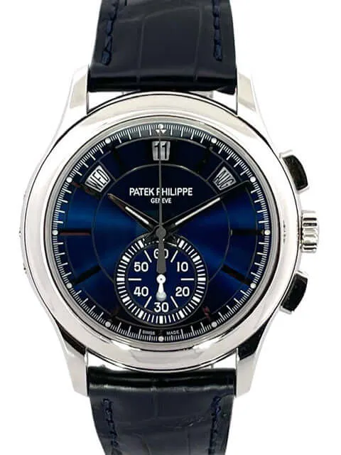 Patek Philippe Ref. 5905P-001 Jahreskalender Platin aus 2015 D-Papiere