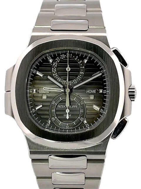 Patek Philippe Nautilus 5990/1A-001 Travel Time D-Papiere aus 2018