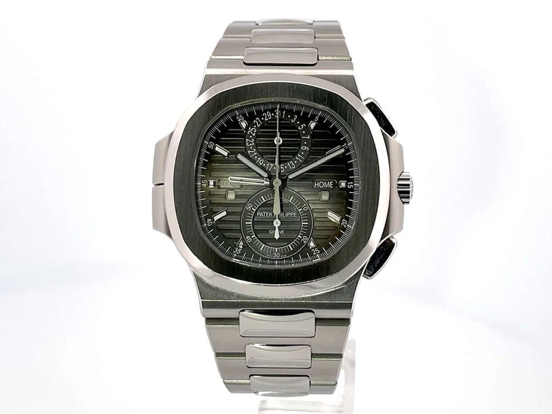 Patek Philippe Nautilus 5990/1A-001 Travel Time D-Papiere aus 2018