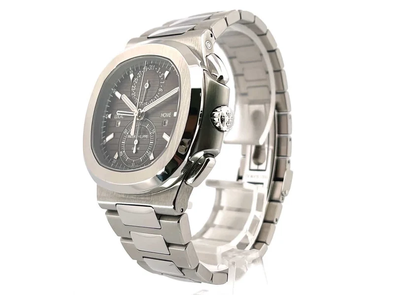 Patek Philippe Nautilus 5990/1A-001 Travel Time D-Papiere aus 2018