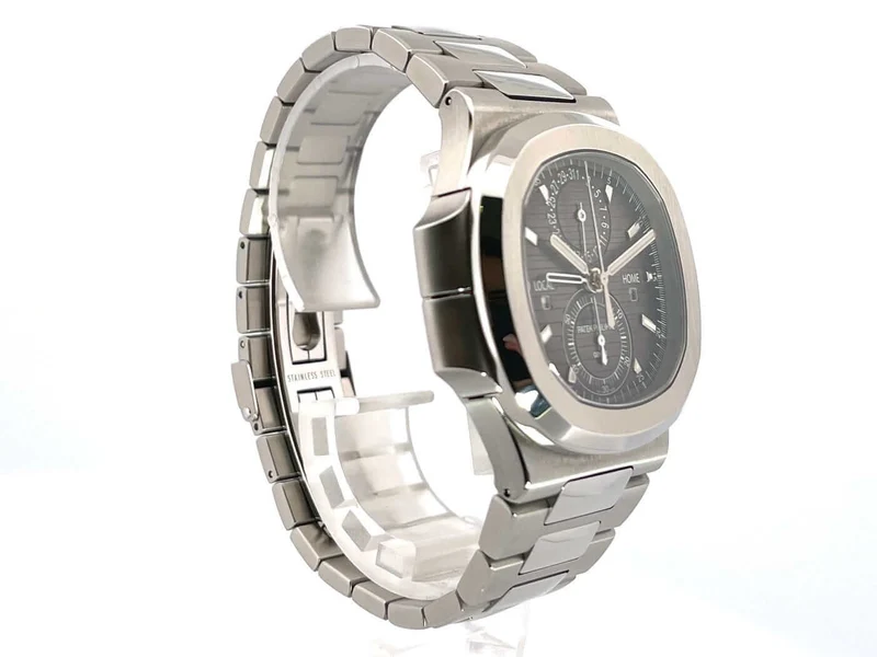 Patek Philippe Nautilus 5990/1A-001 Travel Time D-Papiere aus 2018