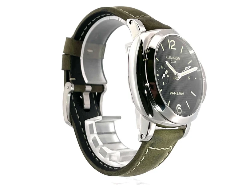 Panerai Luminor 1950 3 Days GMT Acciaio PAM00535 aus 2015 D-Papiere