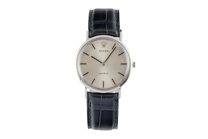 Rolex Cellini 18 ct white gold manual winding men's watch 3601 [2602265]