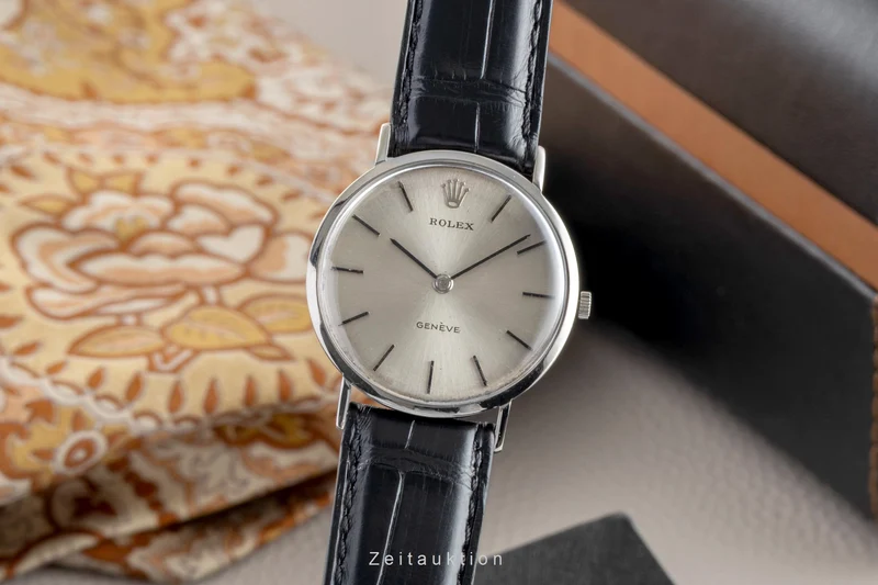 Rolex Cellini 18 ct white gold manual winding men's watch 3601 [2602265]
