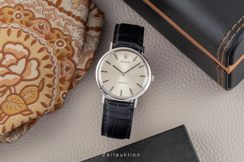 Rolex Cellini 18 ct white gold manual winding men's watch 3601 [2602265]