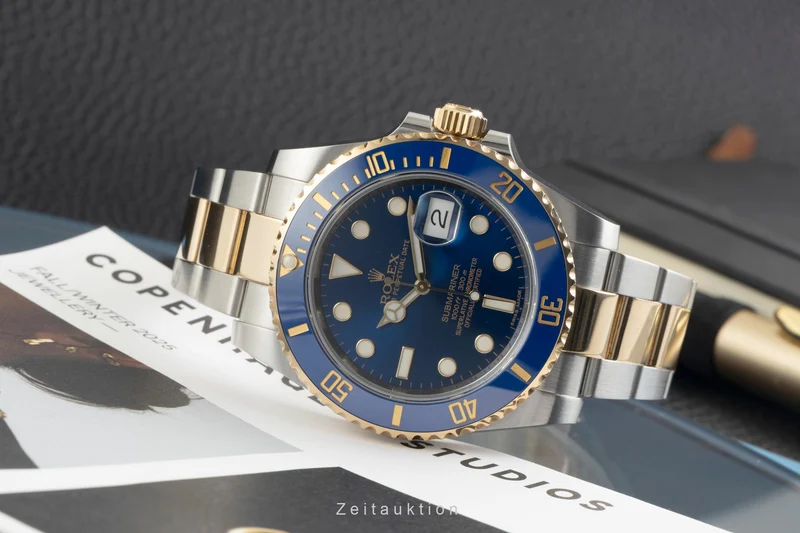 Rolex Submariner steel / gold automatic men's watch 116613LB [2603226]