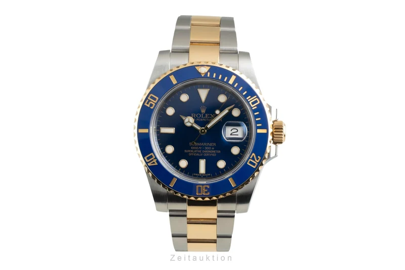Rolex Submariner steel / gold automatic men's watch 116613LB [2603226]