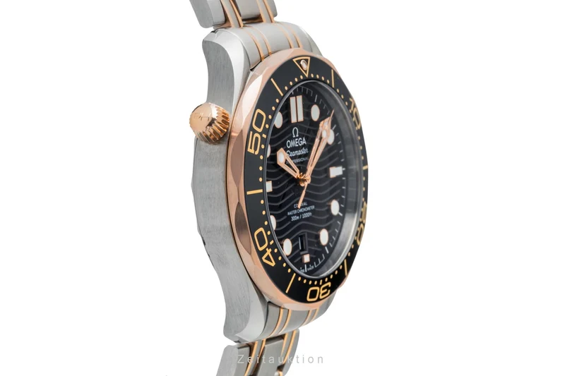 Omega Seamaster steel / gold automatic men's watch 210.20.42.20.01.001 LP: 14200EUR [2603196]