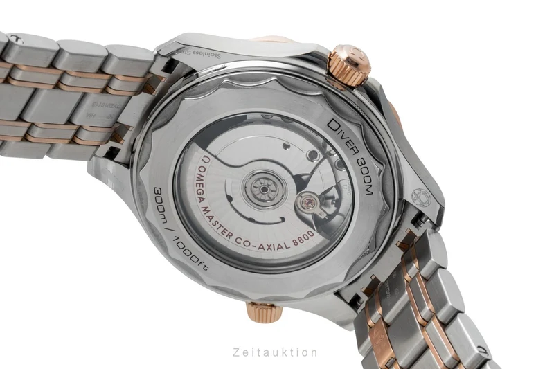 Omega Seamaster steel / gold automatic men's watch 210.20.42.20.01.001 LP: 14200EUR [2603196]