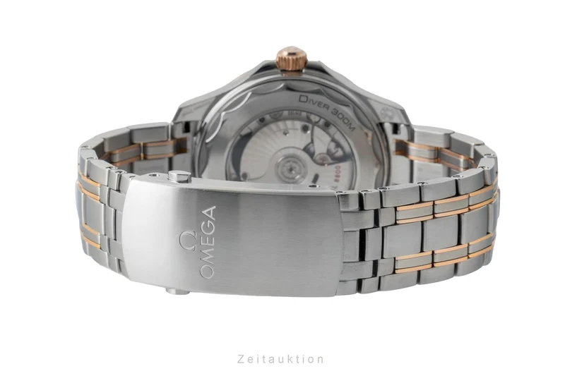 Omega Seamaster steel / gold automatic men's watch 210.20.42.20.01.001 LP: 14200EUR [2603196]