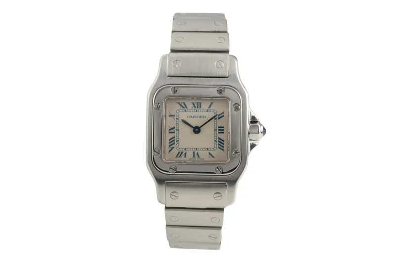 Cartier Santos steel quartz women's watch W20017D6 [2603130]