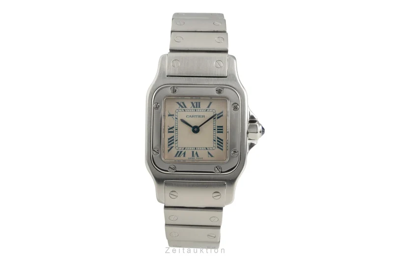 Cartier Santos steel quartz women's watch W20017D6 [2603130]
