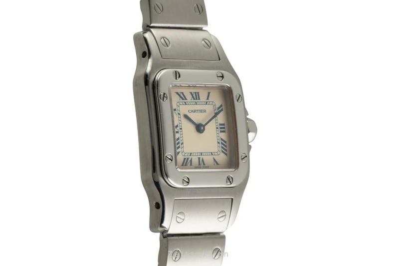 Cartier Santos steel quartz women's watch W20017D6 [2603130]
