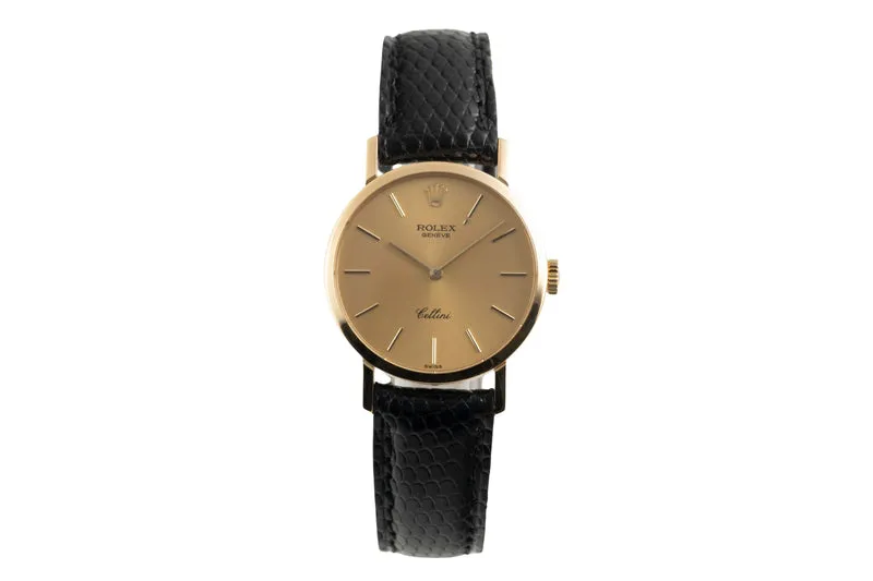 Rolex Cellini 18 ct gold manual winding women's watch 4109/8 [2603128]