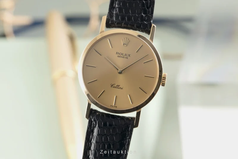 Rolex Cellini 18 ct gold manual winding women's watch 4109/8 [2603128]