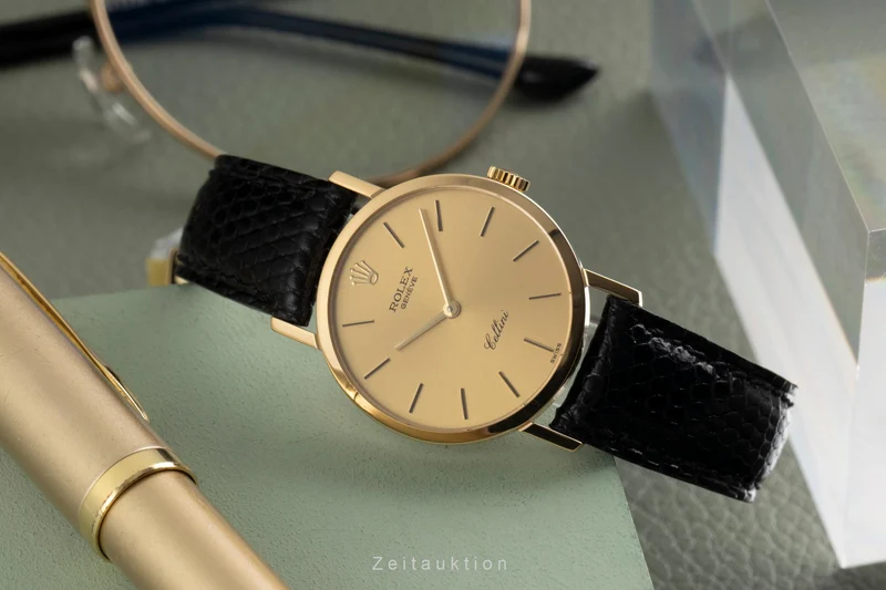 Rolex Cellini 18 ct gold manual winding women's watch 4109/8 [2603128]