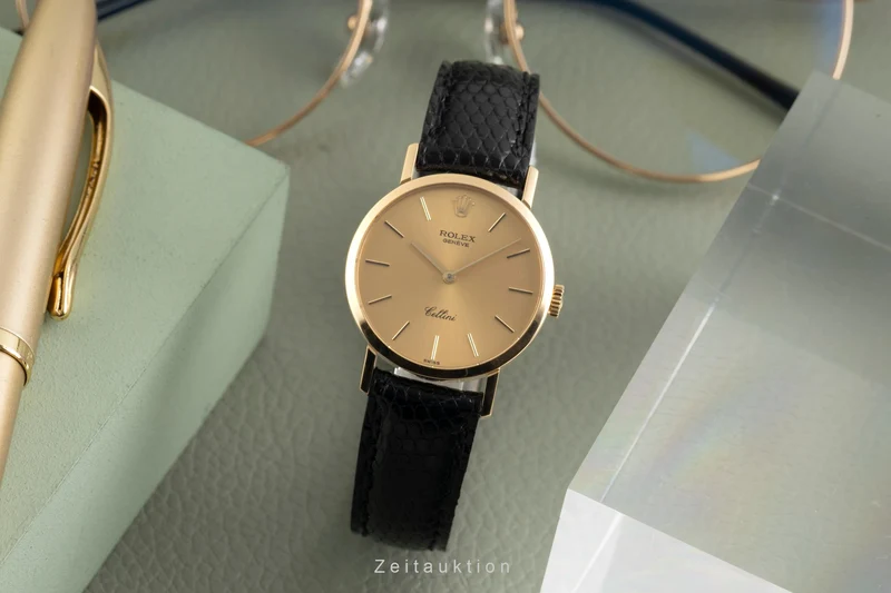 Rolex Cellini 18 ct gold manual winding women's watch 4109/8 [2603128]