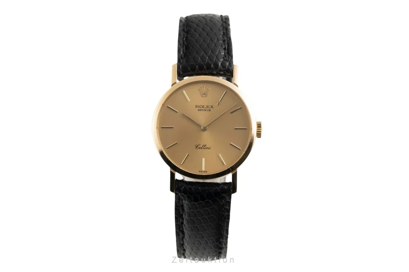 Rolex Cellini 18 ct gold manual winding women's watch 4109/8 [2603128]