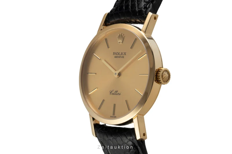 Rolex Cellini 18 ct gold manual winding women's watch 4109/8 [2603128]
