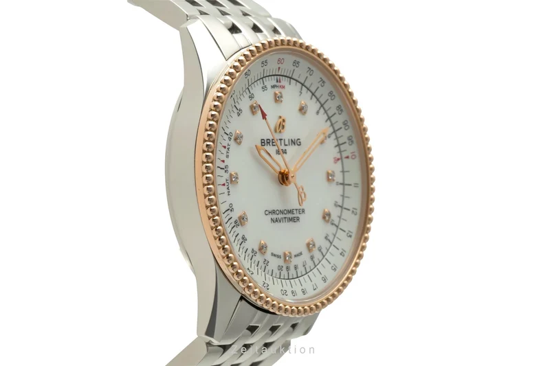 Breitling Navitimer steel / gold automatic women's watch U17395 [2602686]