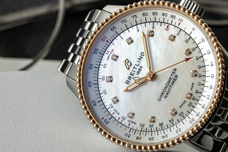 Breitling Navitimer steel / gold automatic women's watch U17395 [2602686]