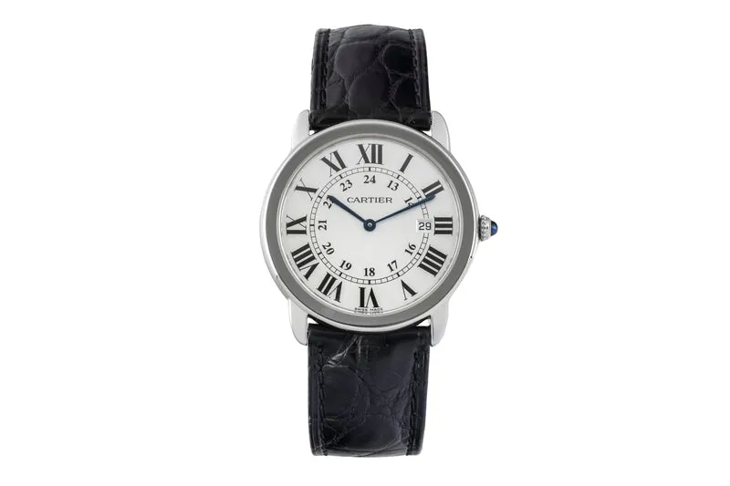 Cartier Ronde Solo steel quartz men's watch W6700255 [2602797]