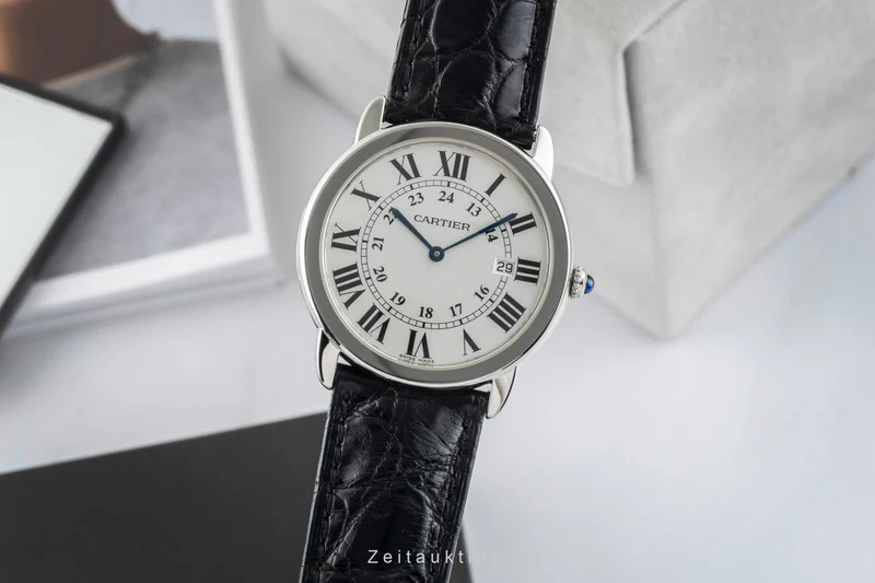 Cartier Ronde Solo steel quartz men's watch W6700255 [2602797]