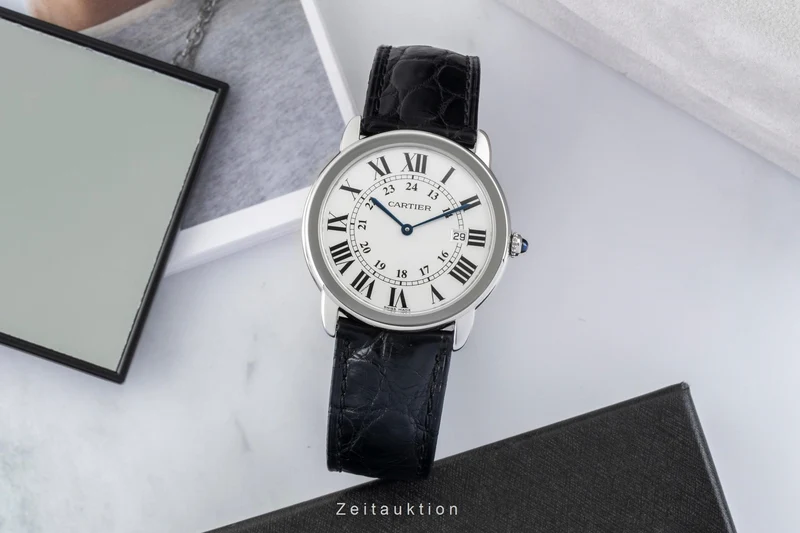 Cartier Ronde Solo steel quartz men's watch W6700255 [2602797]