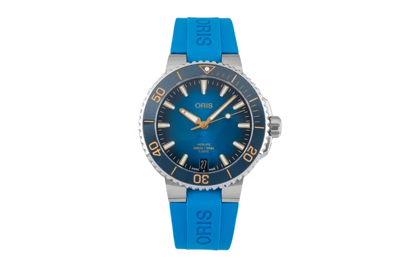 Oris Aquis Date steel automatic men's watch 01 400 7769 4125-07 4 22 75FC LP: 3400EUR [2602867]