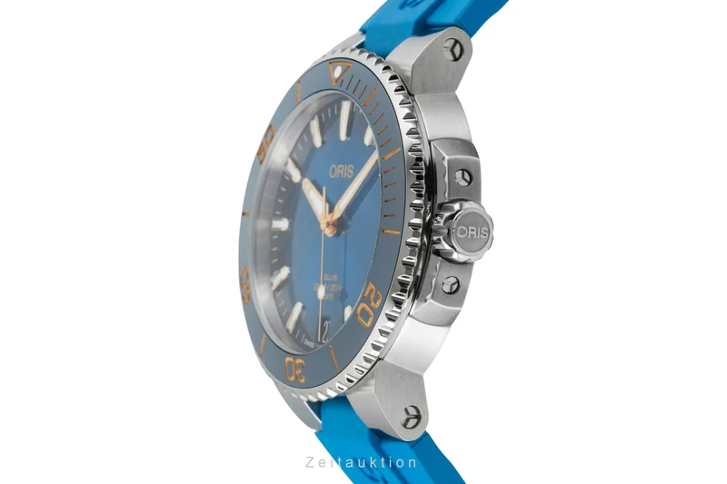 Oris Aquis Date steel automatic men's watch 01 400 7769 4125-07 4 22 75FC LP: 3400EUR [2602867]