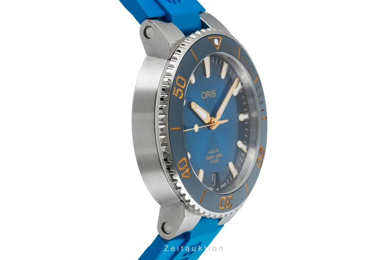 Oris Aquis Date steel automatic men's watch 01 400 7769 4125-07 4 22 75FC LP: 3400EUR [2602867]
