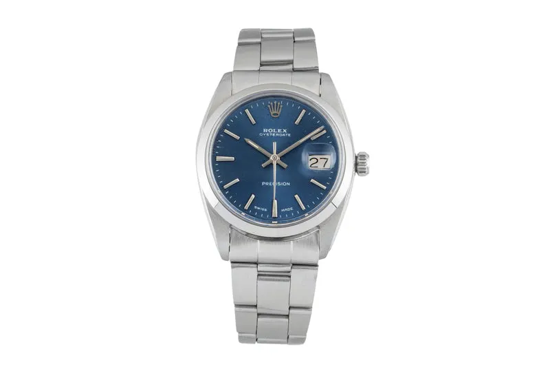 Rolex Precision steel manual winding men's watch 6694 Vintage [2602278]