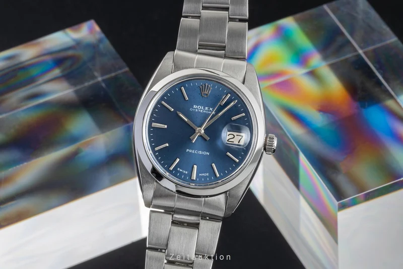 Rolex Precision steel manual winding men's watch 6694 Vintage [2602278]