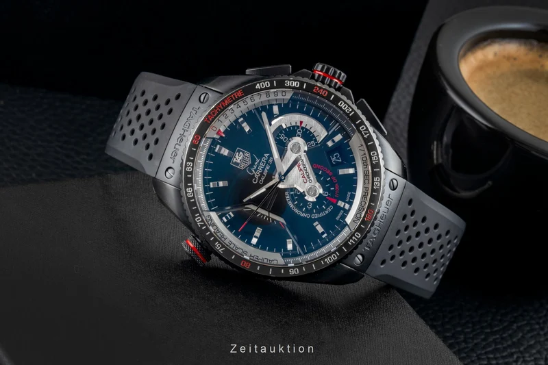 Tag Heuer Carrera chronograph titanium automatic men's watch CAV5185.FT6020 [2602144]