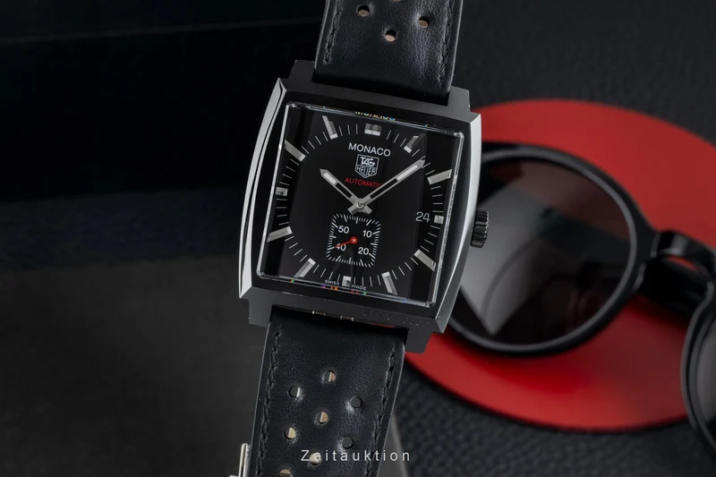 Tag Heuer Monaco steel automatic men's watch WW2119.FC6338 [2602317]