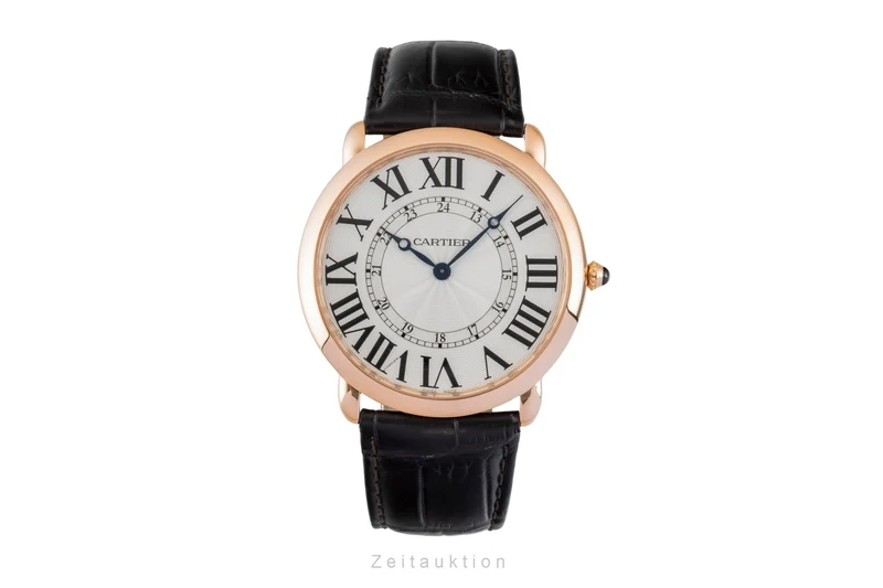 Cartier Ronde Louis 18 ct gold manual winding men's watch W6801004 [2602777]