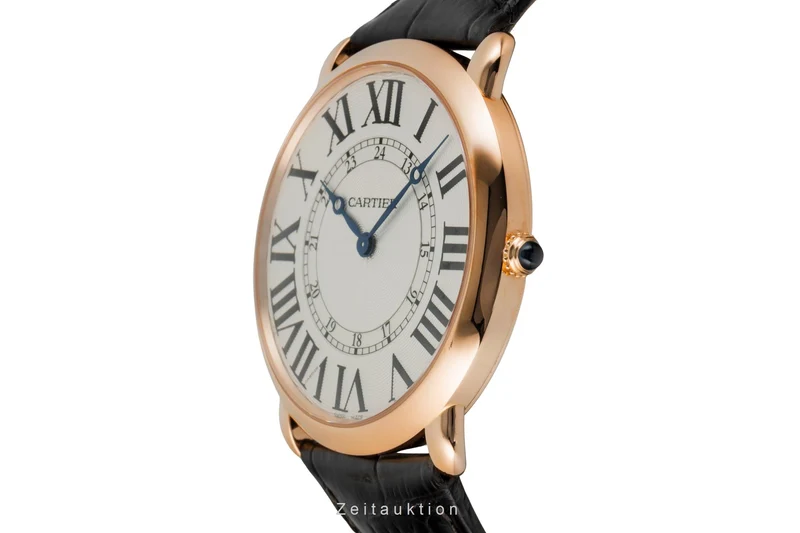 Cartier Ronde Louis 18 ct gold manual winding men's watch W6801004 [2602777]